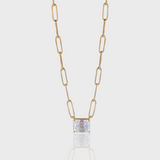- The Timeless Moissanite Necklace -