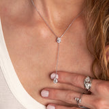 - The Infinity Moissanite Necklace -