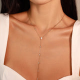 - The Charm Moissanite Necklace -