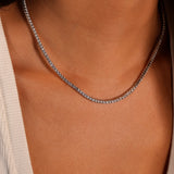 - The Iconic Moissanite Tennis Necklace -