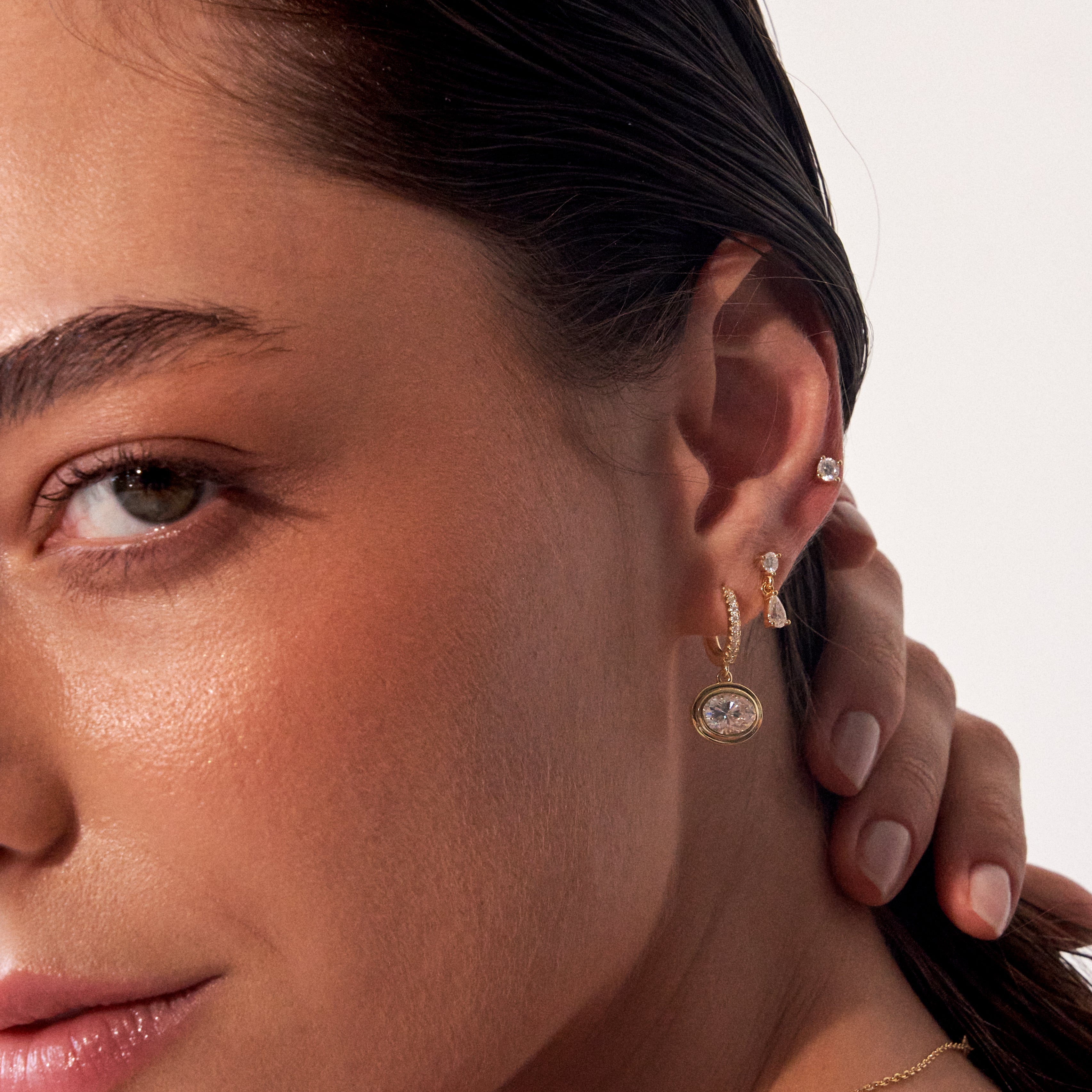 - The Amélie Moissanite Earrings -