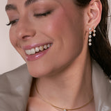 - The Wisteria Moissanite Earrings -