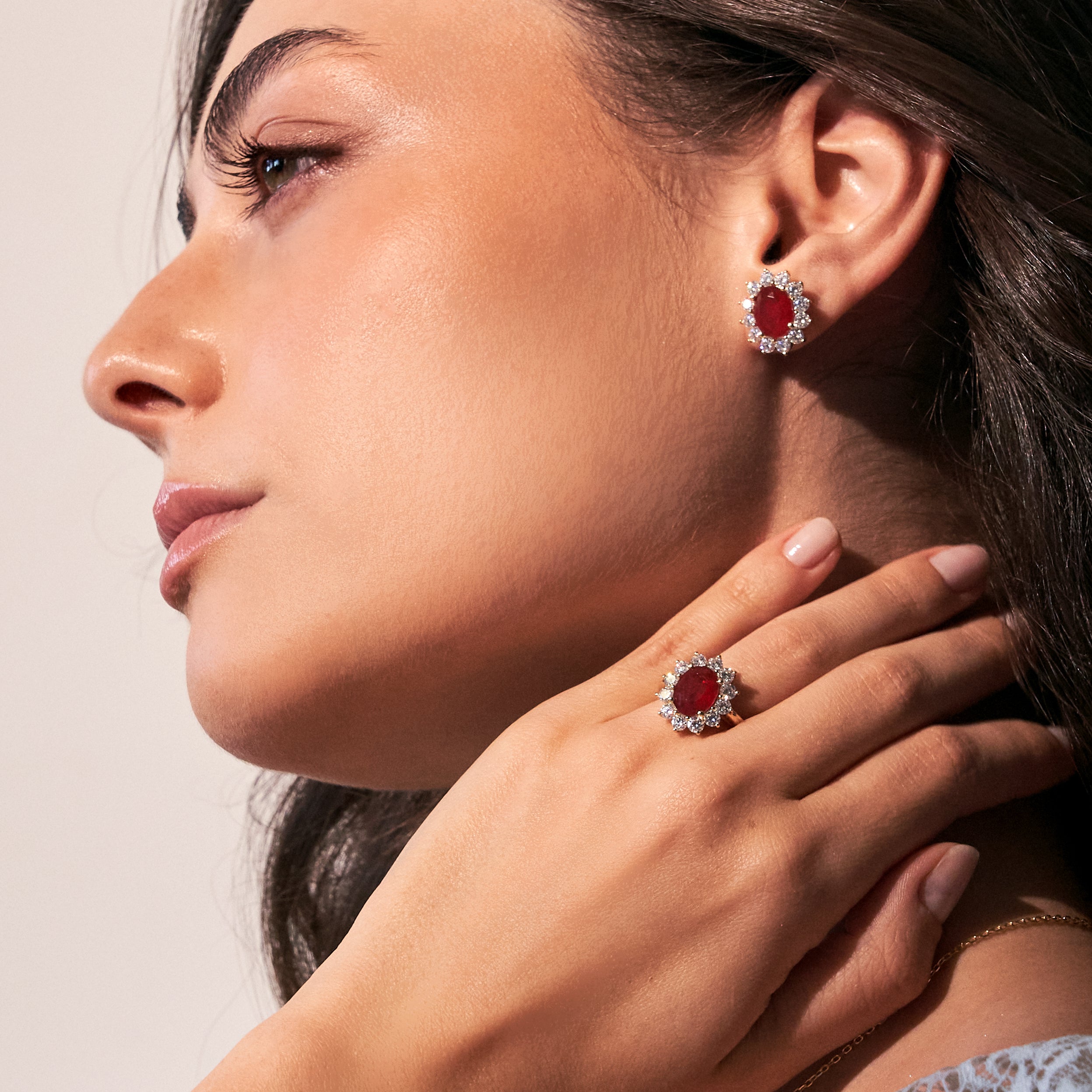 - The Ramatuelle Moissanite Earrings -