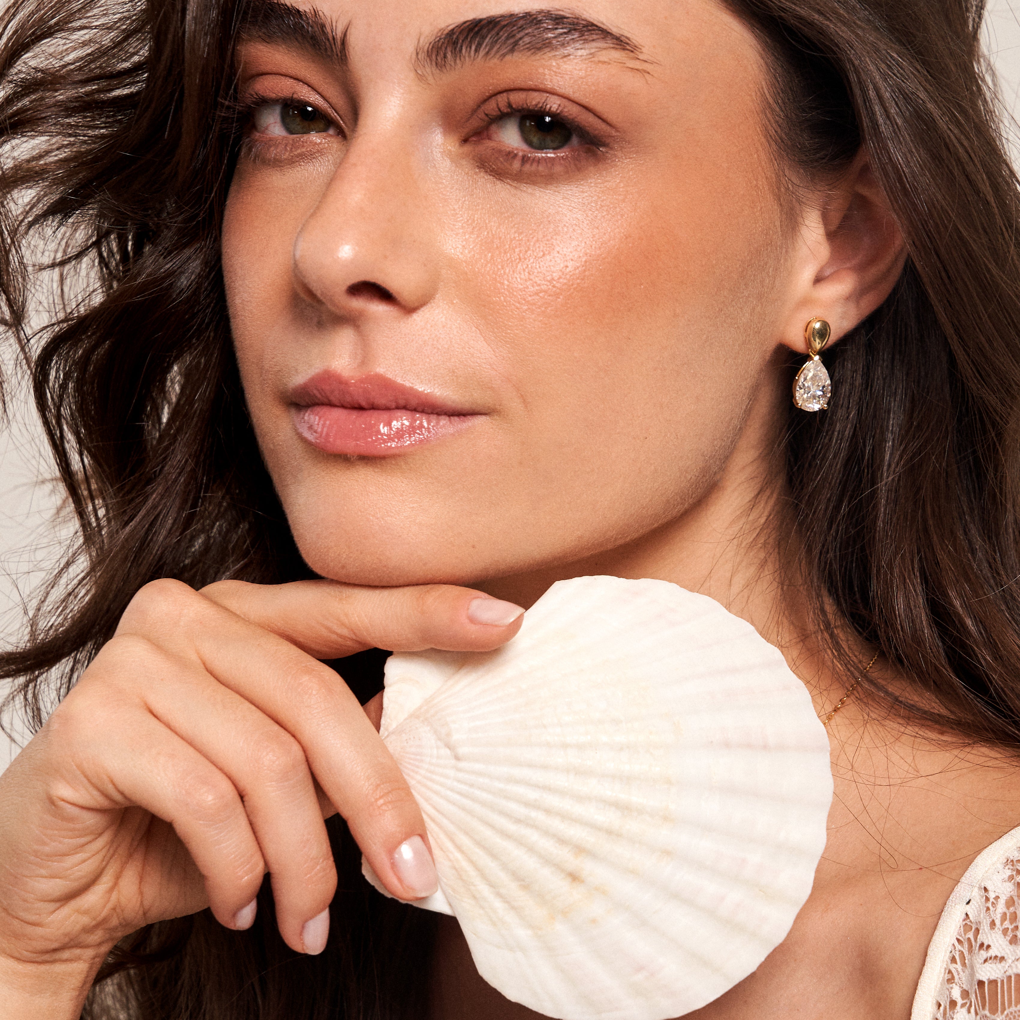 - The Cap Ferrat Moissanite Earrings -