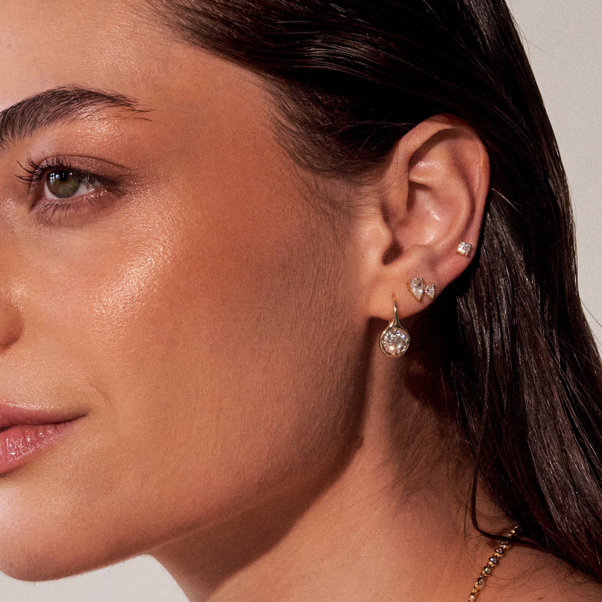 - The Grasse Moissanite Earrings -