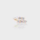 - The Glamour Moissanite Ring -