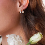 - The Bloom 6mm Moissanite Earrings -
