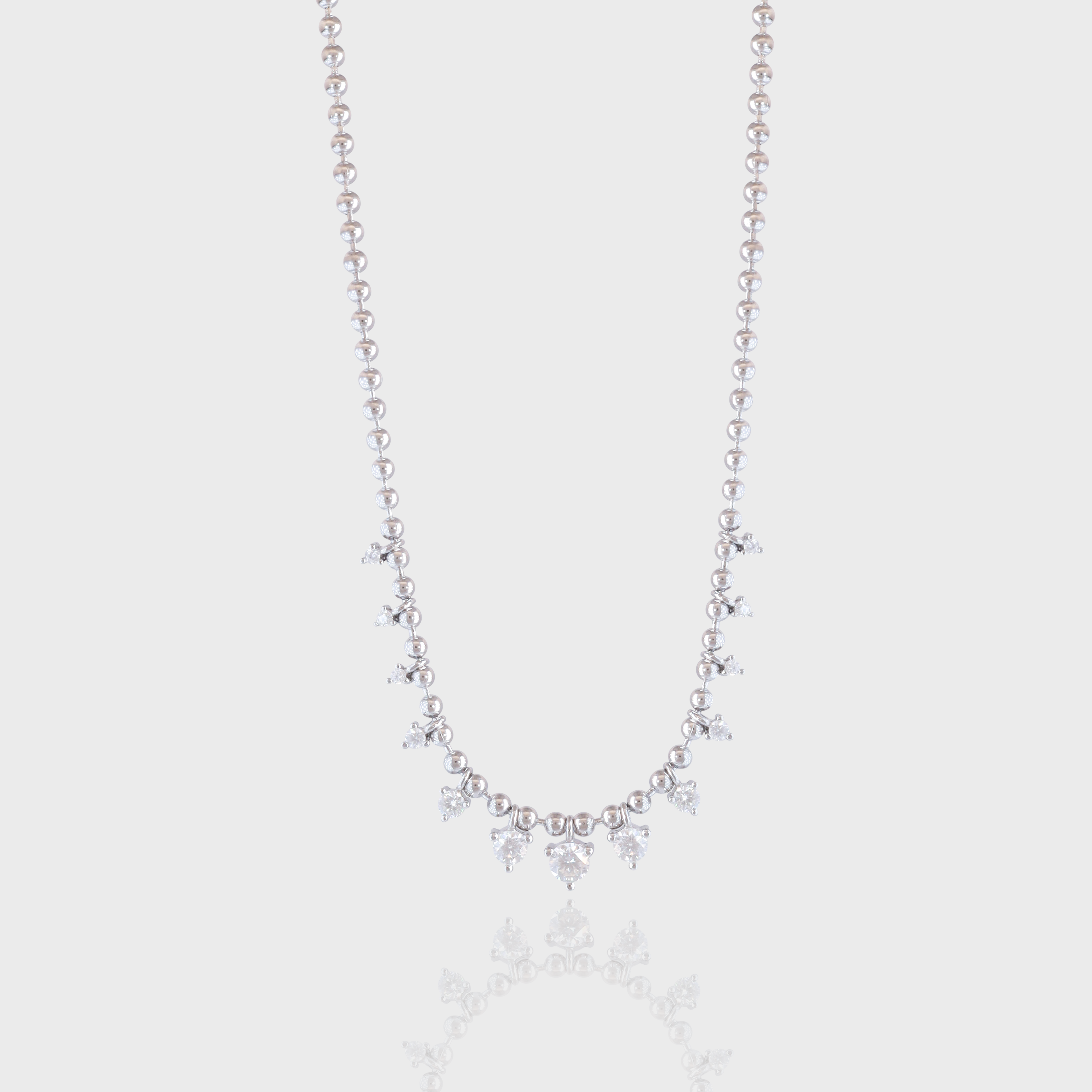 - The Glimmer Moissanite Necklace -