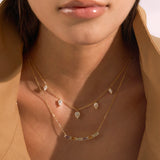 - The Golden Hour Gemstones Necklace -