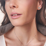 - The Camellia Moissanite Necklace -