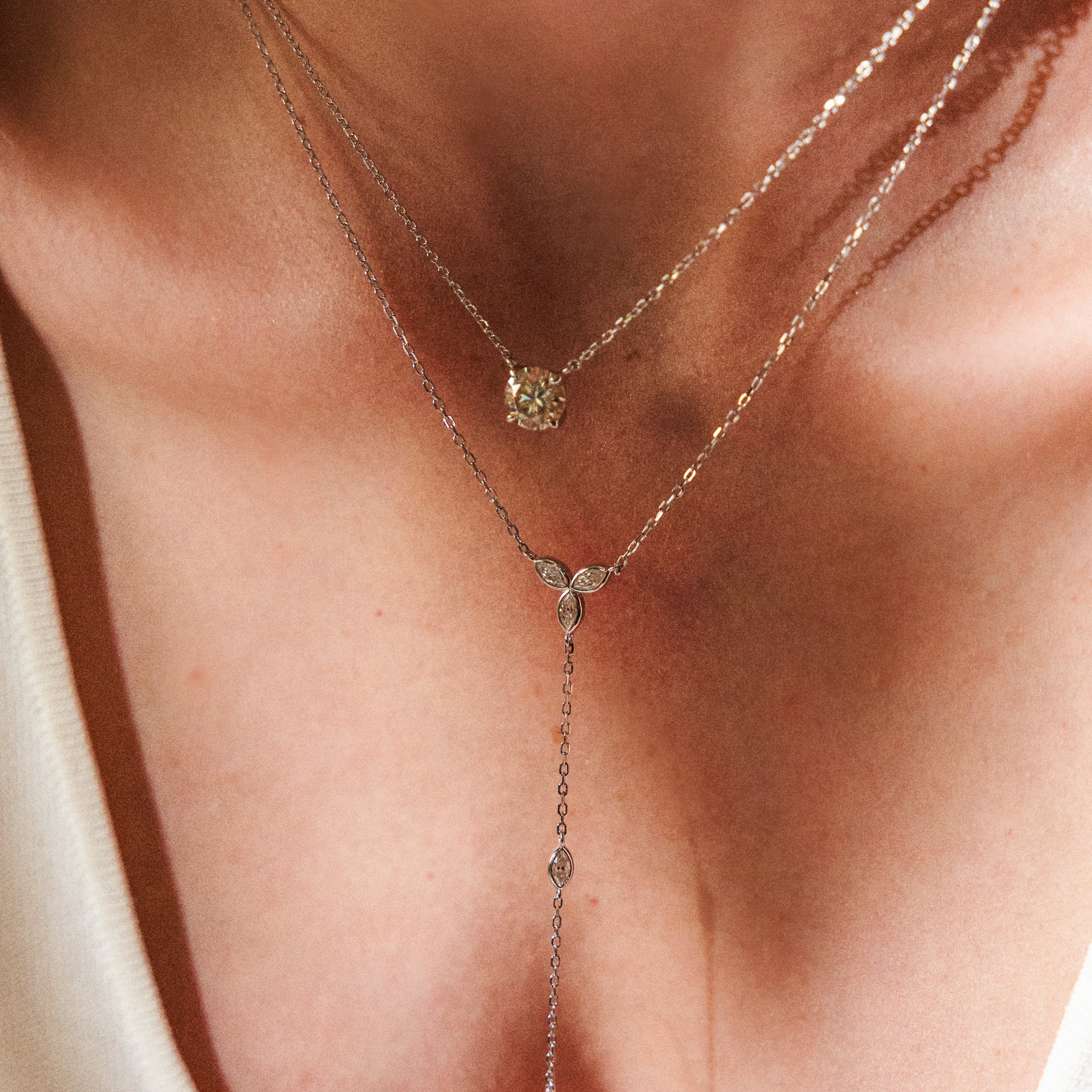 - The Ivy Moissanite Necklace -