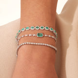 - The Dainty Moissanite Bracelet -