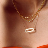 - The Glimmer Moissanite Necklace -