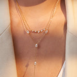 - The Blossom Moissanite Necklace -