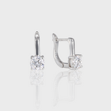 - The Bloom 6mm Moissanite Earrings -
