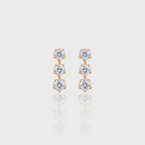 - The Petit Wisteria Moissanite Earrings -