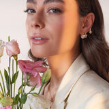 - The Bloom 10mm Moissanite Earrings -