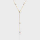 - The Iris Moissanite Necklace -