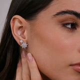 - The Nova Moissanite Earrings -