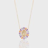 - The Madonna Gemstones Necklace -