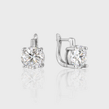 - The Bloom 10mm Moissanite Earrings -