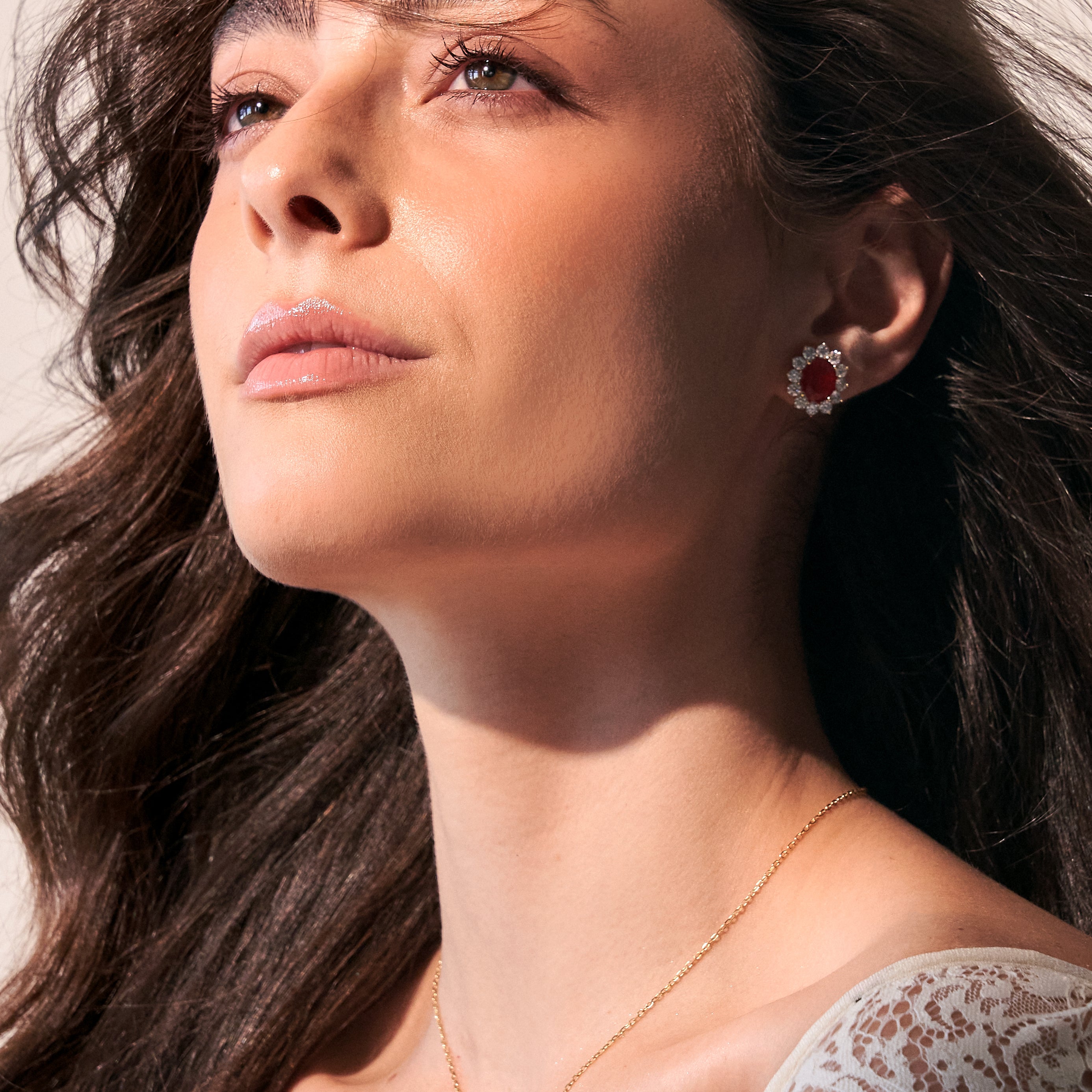 - The Ramatuelle Moissanite Earrings -
