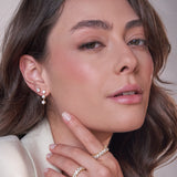 - The Petit Wisteria Moissanite Earrings -