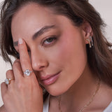 - The Trinity Moissanite Ring -