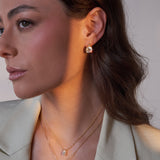 - The Petal 9mm Moissanite Necklace -