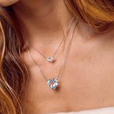 - The Allure Blue Topaz Necklace -