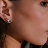 - The Basic 5mm Blue Topaz Earrings -