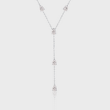 - The Iris Moissanite Necklace -