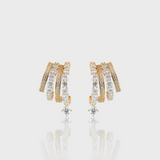 - The Bold Moissanite Earrings -