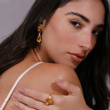- The Golden Hour Citrine Ring -