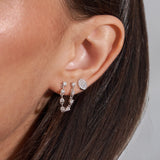 - The Orbit Moissanite Earrings -