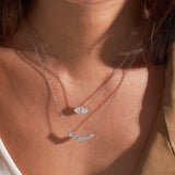 - The Marquise Moissanite Necklace -