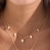 - The Rainfall Moissanite Necklace -