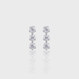 - The Petit Wisteria Moissanite Earrings -