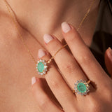 - The Capri Moissanite Ring -