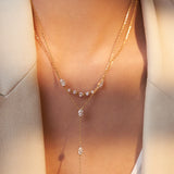 - The Blossom Moissanite Necklace -