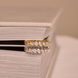 - The Marquise Moissanite Band -