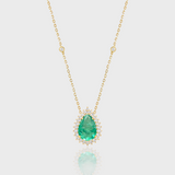 - The Camellia Moissanite Necklace -