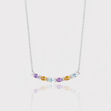 - The Golden Hour Gemstones Necklace -