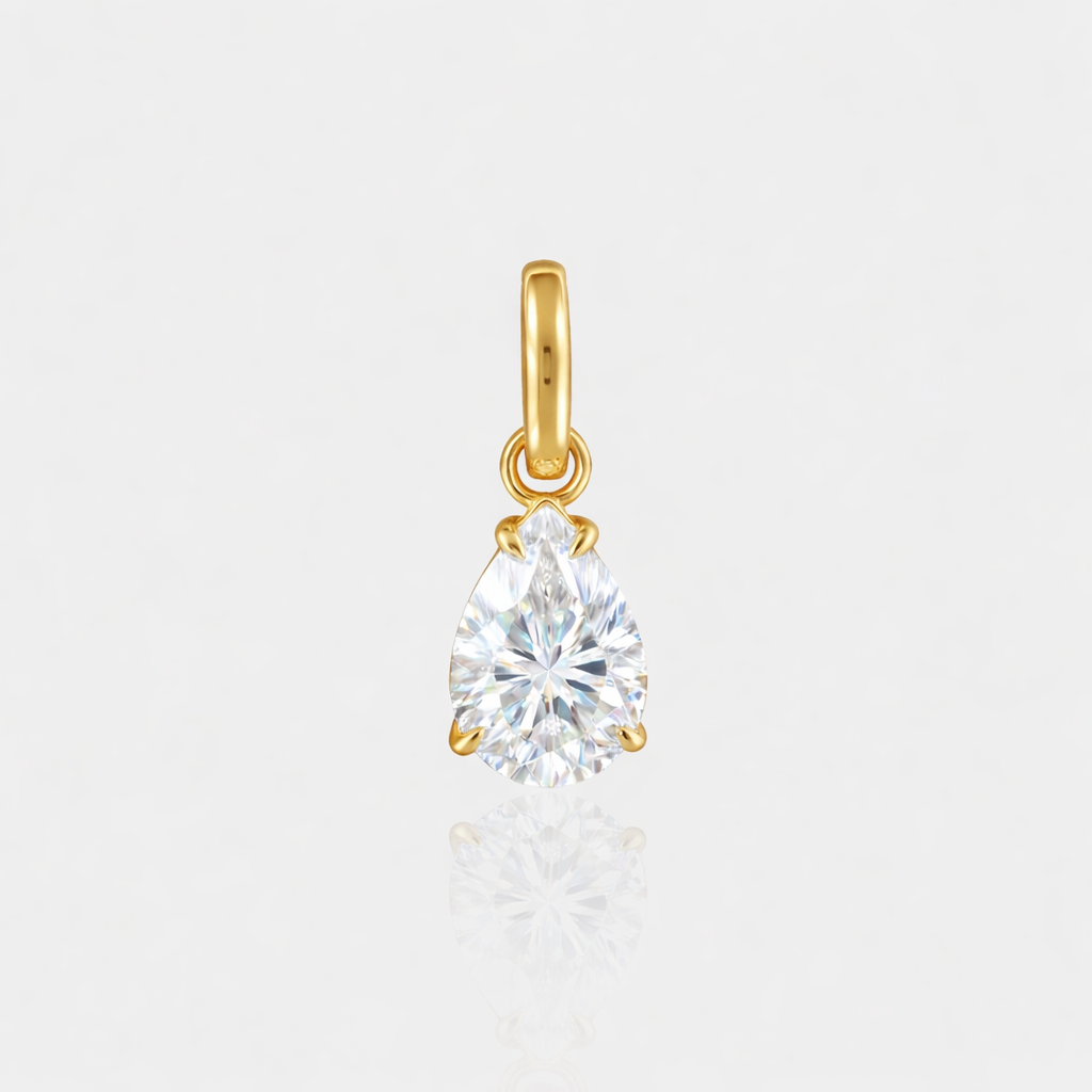 - The Fancy Moissanite Pendant -