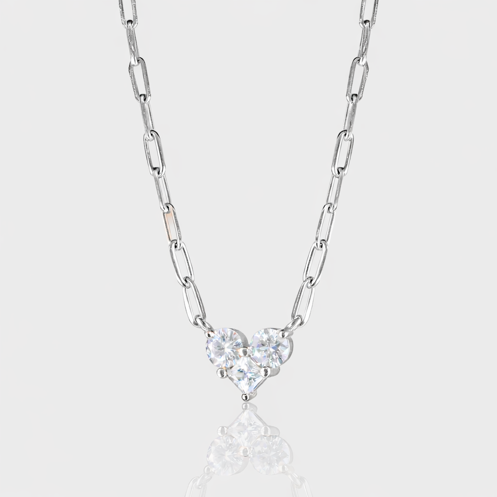 - The Amour Moissanite Necklace -