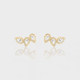 - The Cluster Moissanite Earrings -
