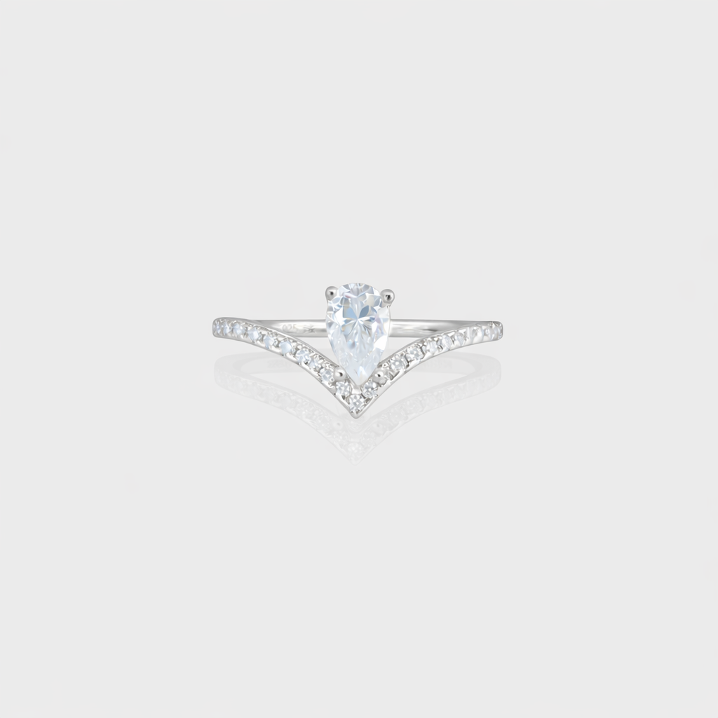 - The Crown Moissanite Ring -