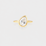 - The Drop Moissanite Pinky Ring -