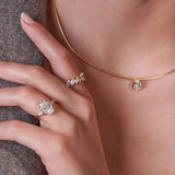 - The Trinity Moissanite Ring -