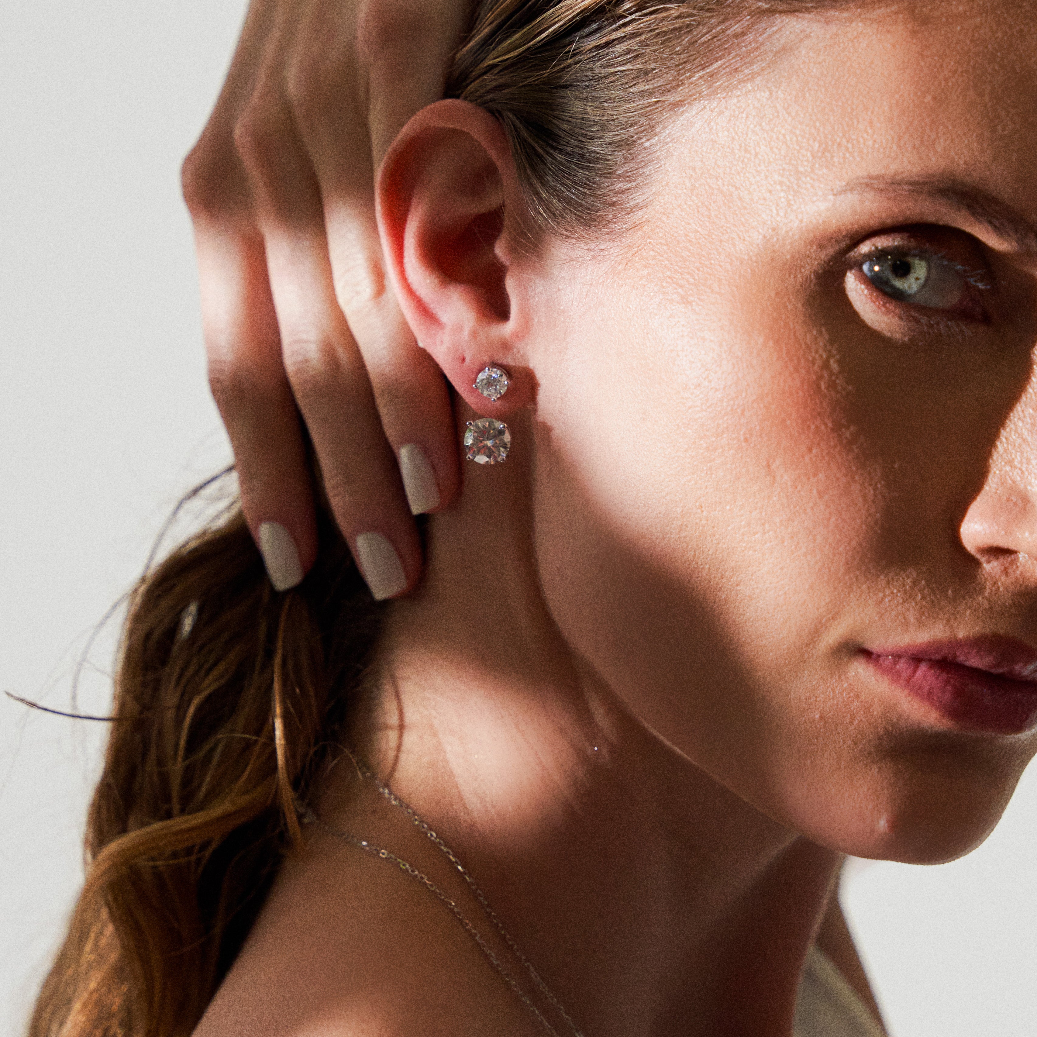 - The Sublime Moissanite Earrings -